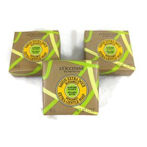 L'Occitane Shea Butter Bergamont Extra Gentle Body Bar Soap 1.7 Oz X 3 NEW